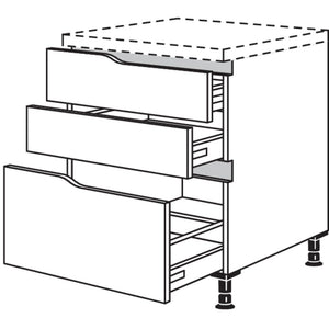 Nobilia Abschluss-Auszugschrank Curve NU2SAAC60 52028