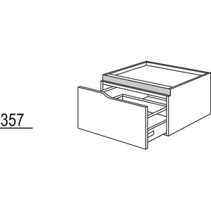 Nobilia Abschluss-Auszugschrank Curve NUAAC60-36 50512