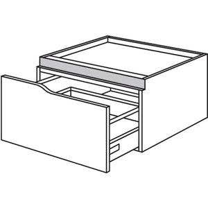 Nobilia Abschluss-Auszugschrank Curve NUAAC60-36 50512