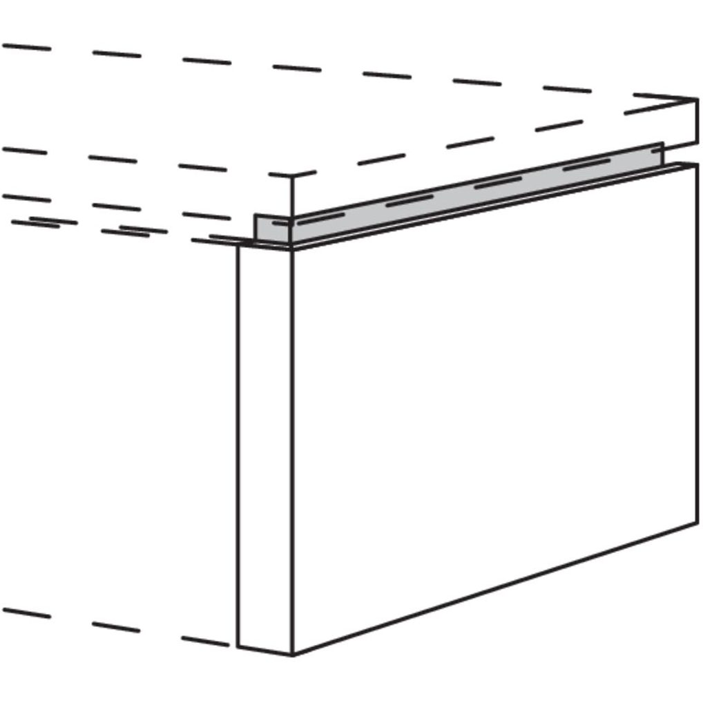 Nobilia Abschluss-Frontwange NUWF36-50 55961