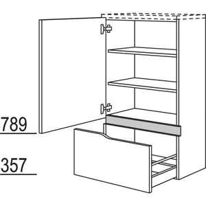 nobilia Abschluss-Midischrank Curve NBMAAC60-115 67742