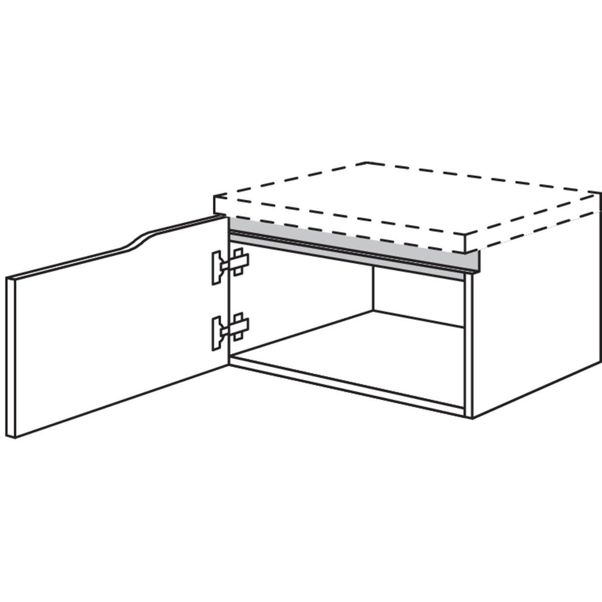 nobilia Abschluss-Unterschrank Curve NBUAC60-36 67318