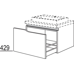 nobilia Abschluss-Waschtischschrank Curve NBWAAC60-43 67429