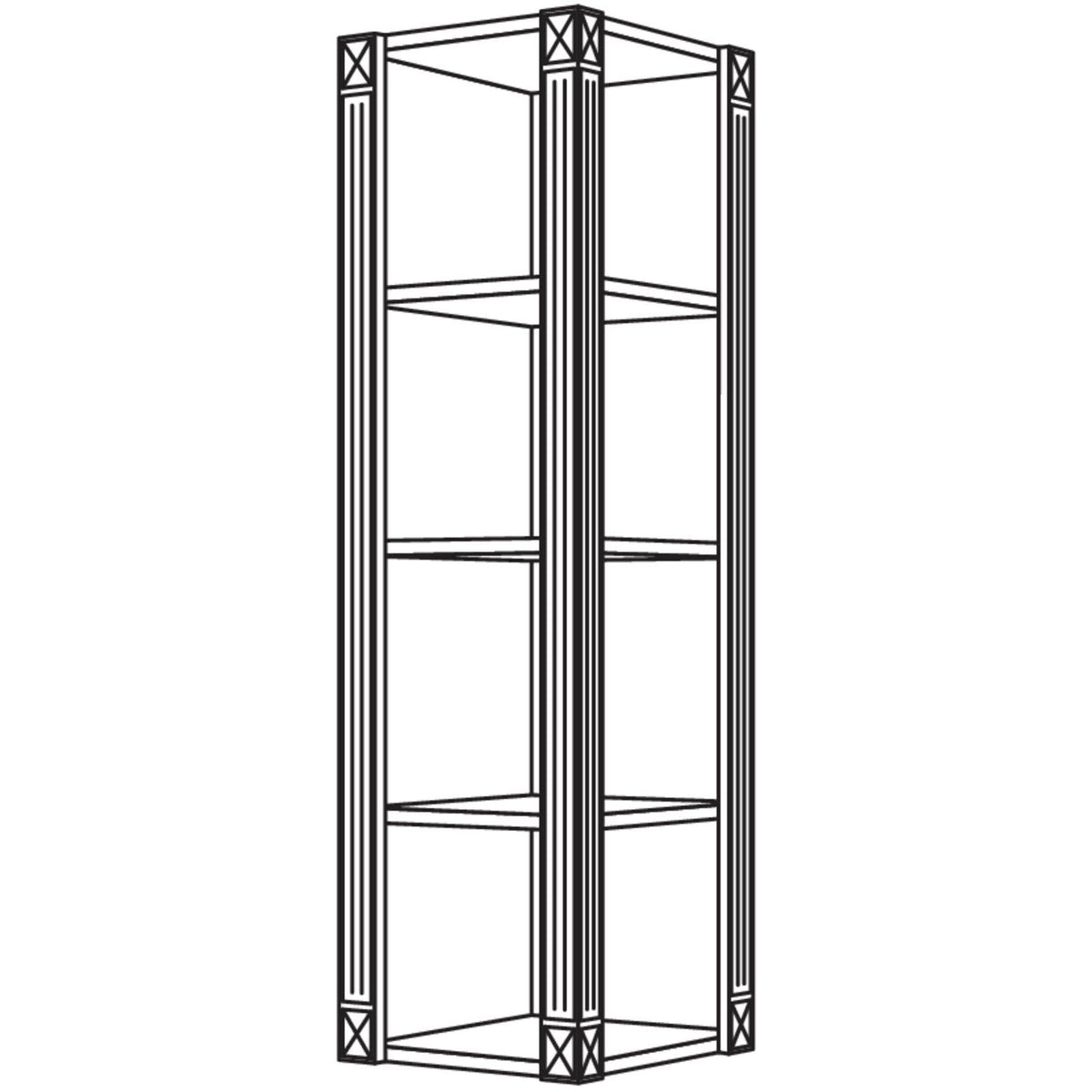 Nobilia Abschlussregal Landhaus ARA-PI-2 41738