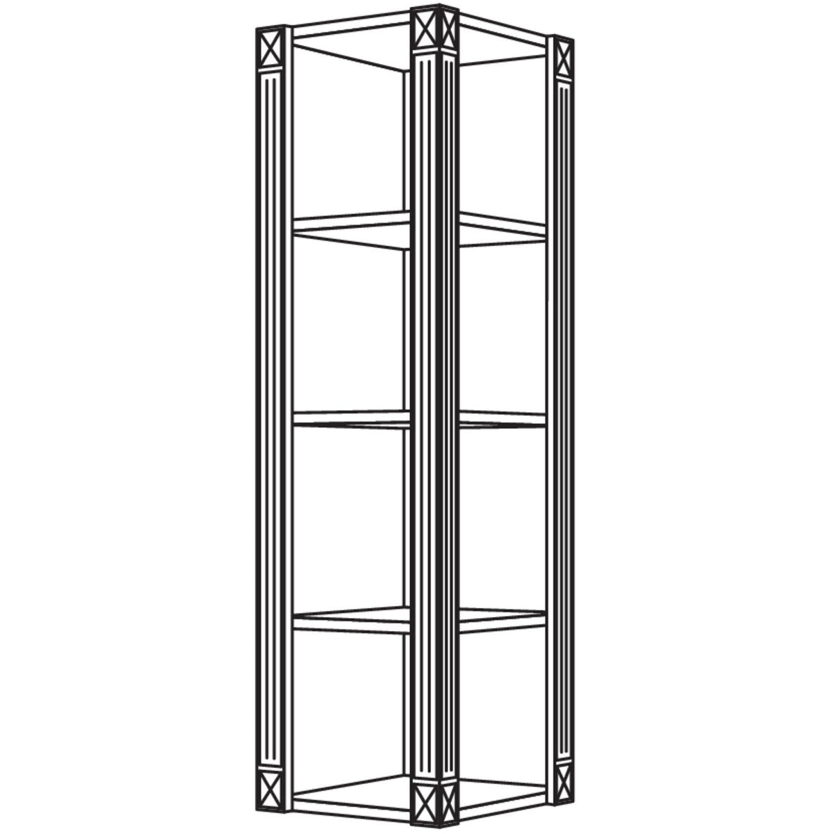 Nobilia Abschlussregal Landhaus ARA-PI-2 41738