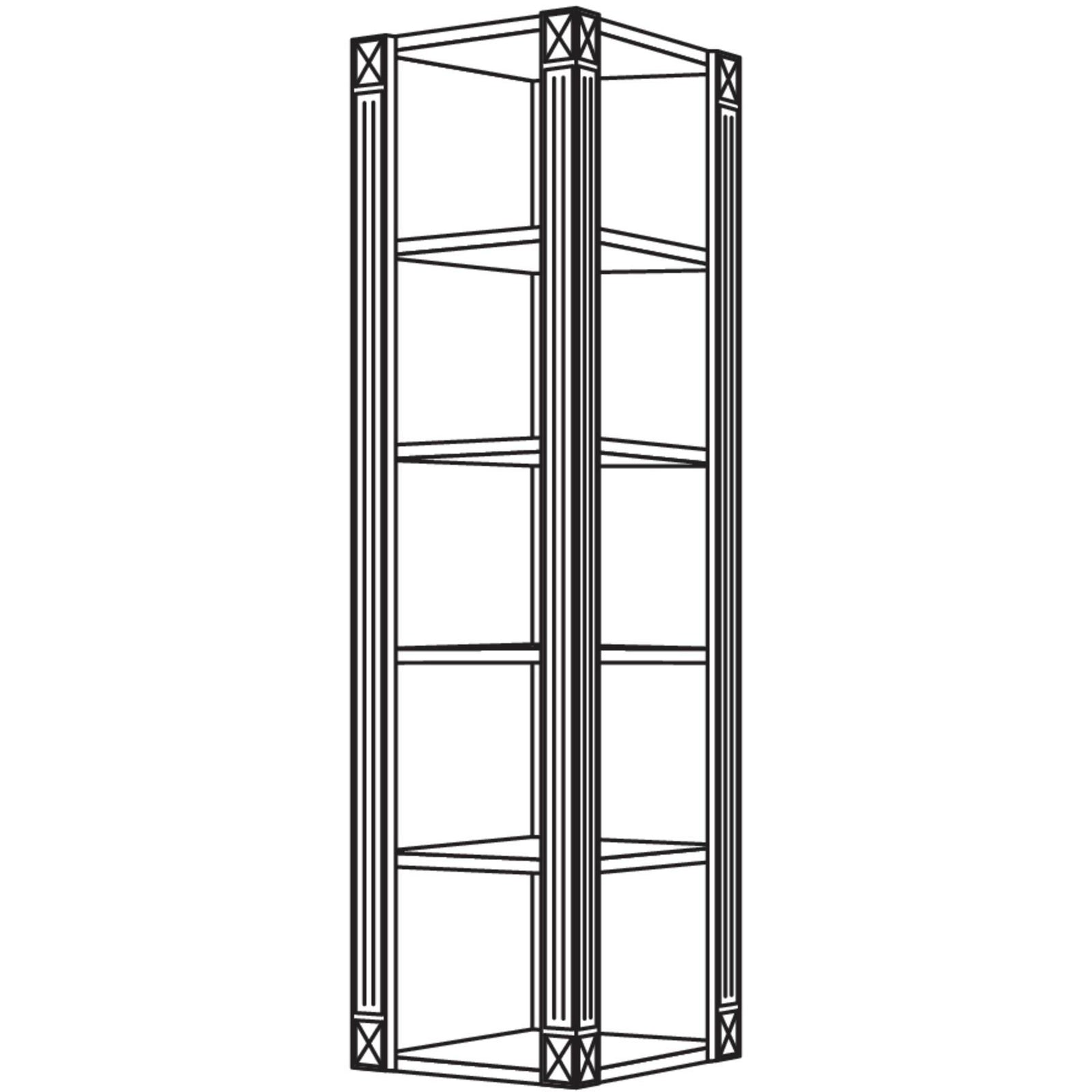 Nobilia Abschlussregal Landhaus ARA-PI-3 51738