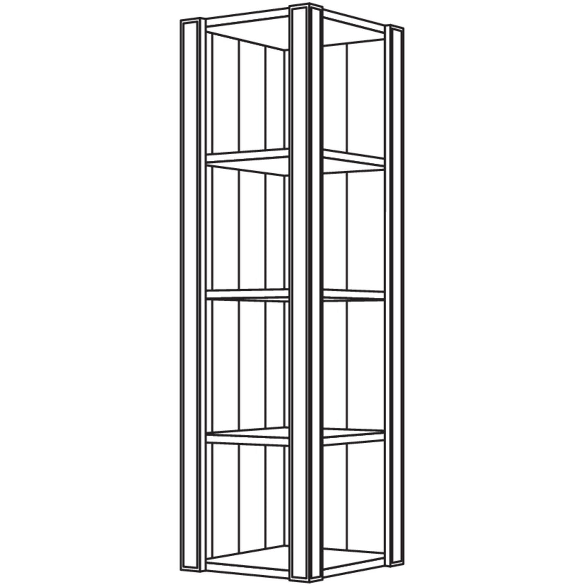 Nobilia Abschlussregal Landhaus ARA-PIH-2 42781