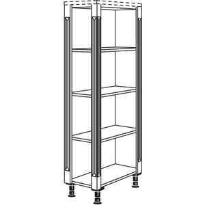 Nobilia Abschlussregal Landhaus HRA-PI 51794