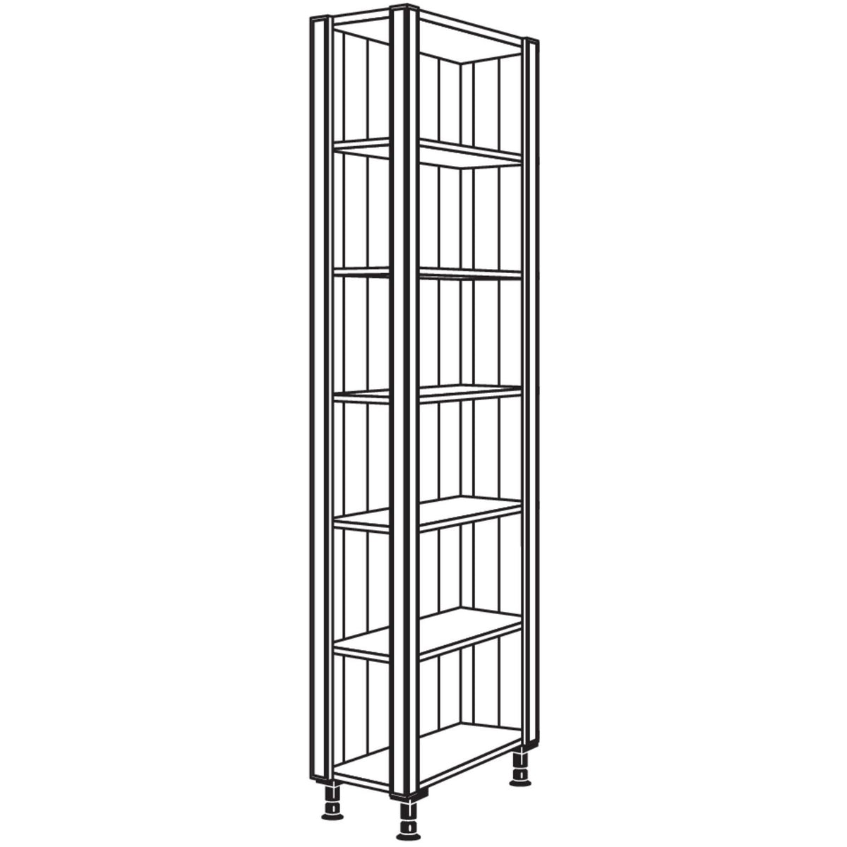 Nobilia Abschlussregal Landhaus HRA-PIH-2 34097