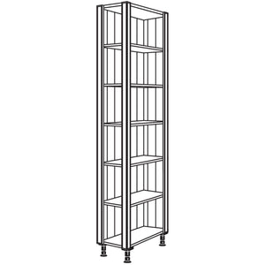 Nobilia Abschlussregal Landhaus HRA-PIH-2 34097