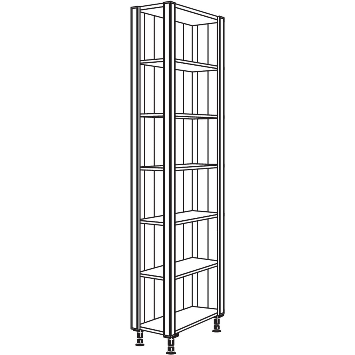 Nobilia Abschlussregal Landhaus HRA-PIH-3 42768