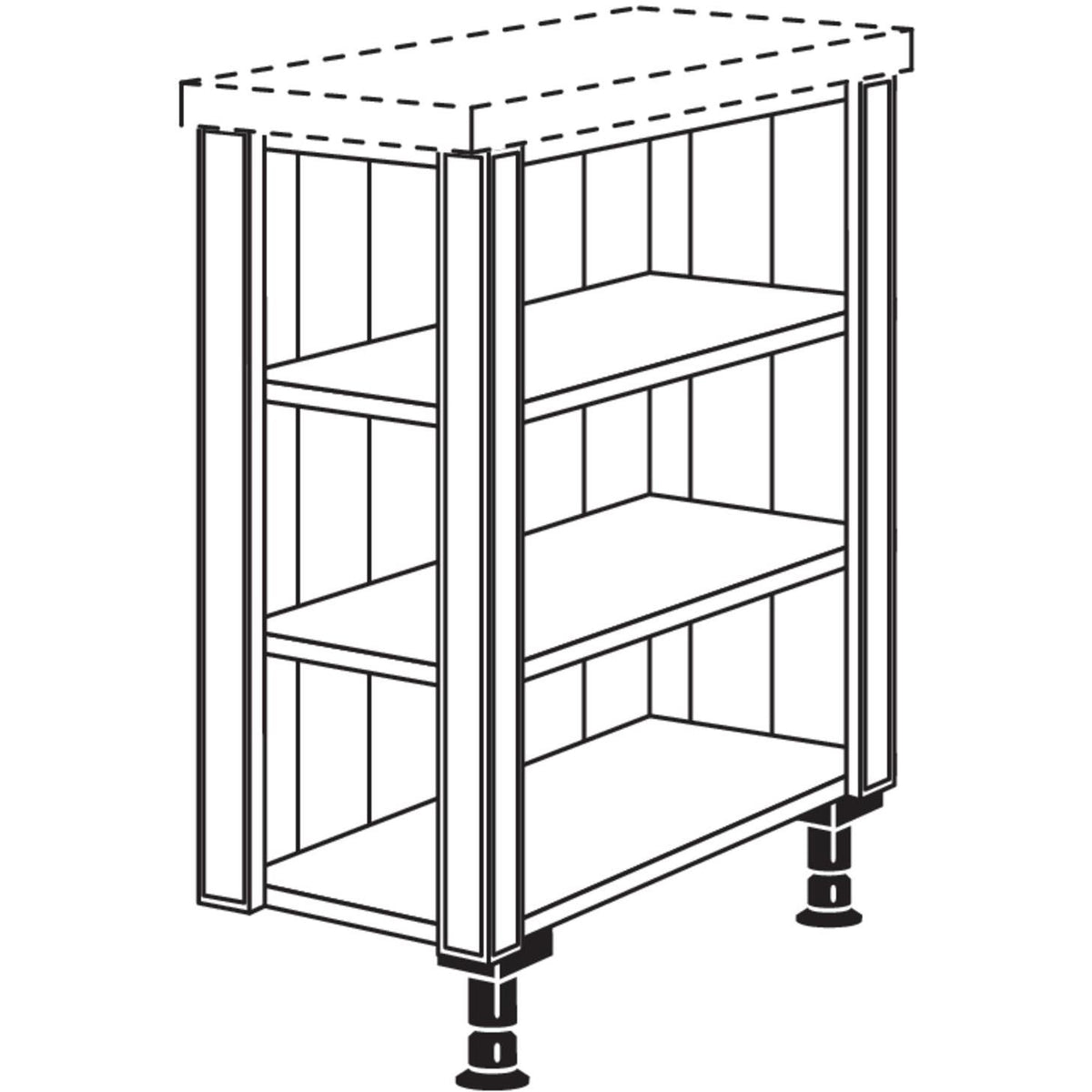 Nobilia Abschlussregal Landhaus URA-PIH 763