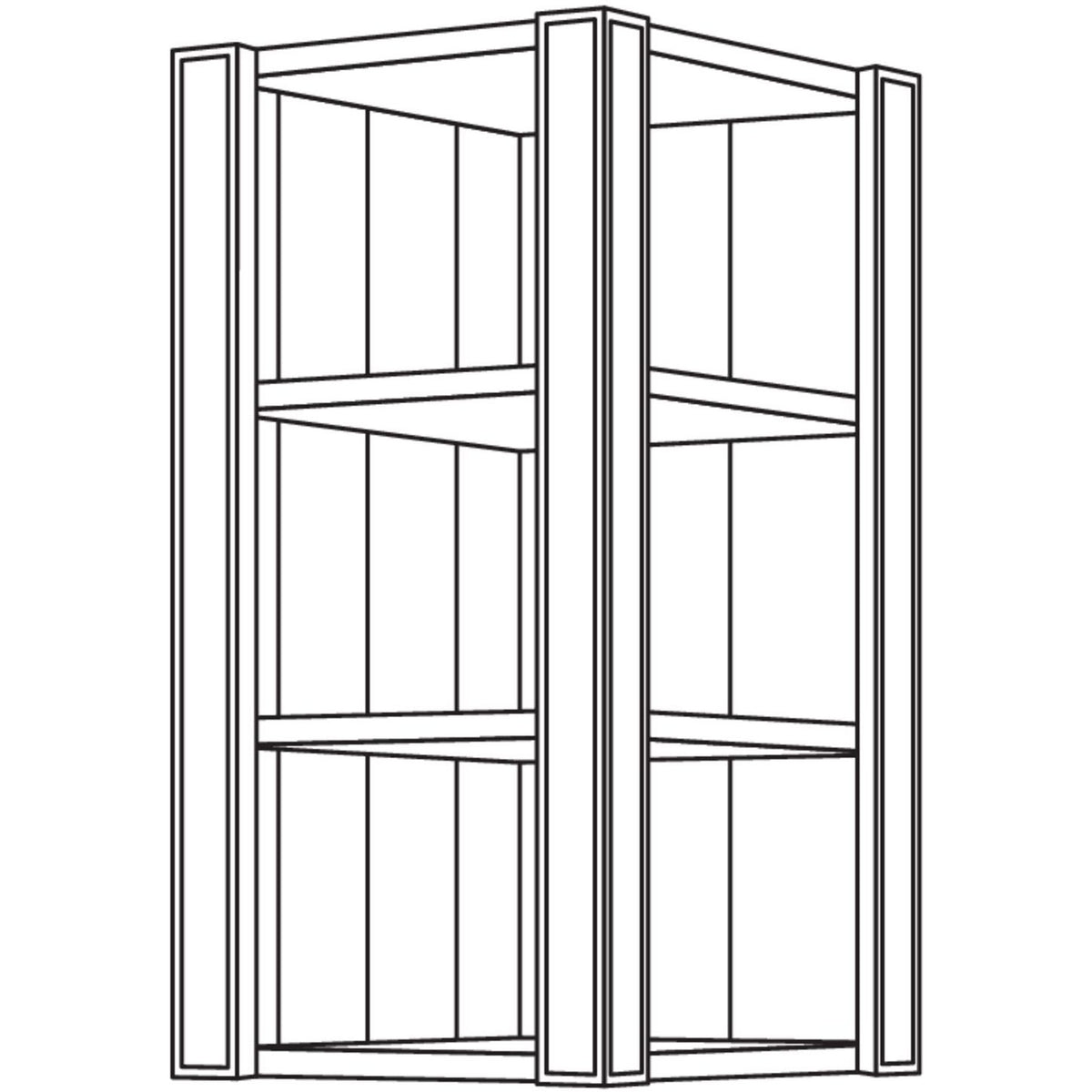 Nobilia Abschlussregal Landhaus WRA-PIH-1 30771