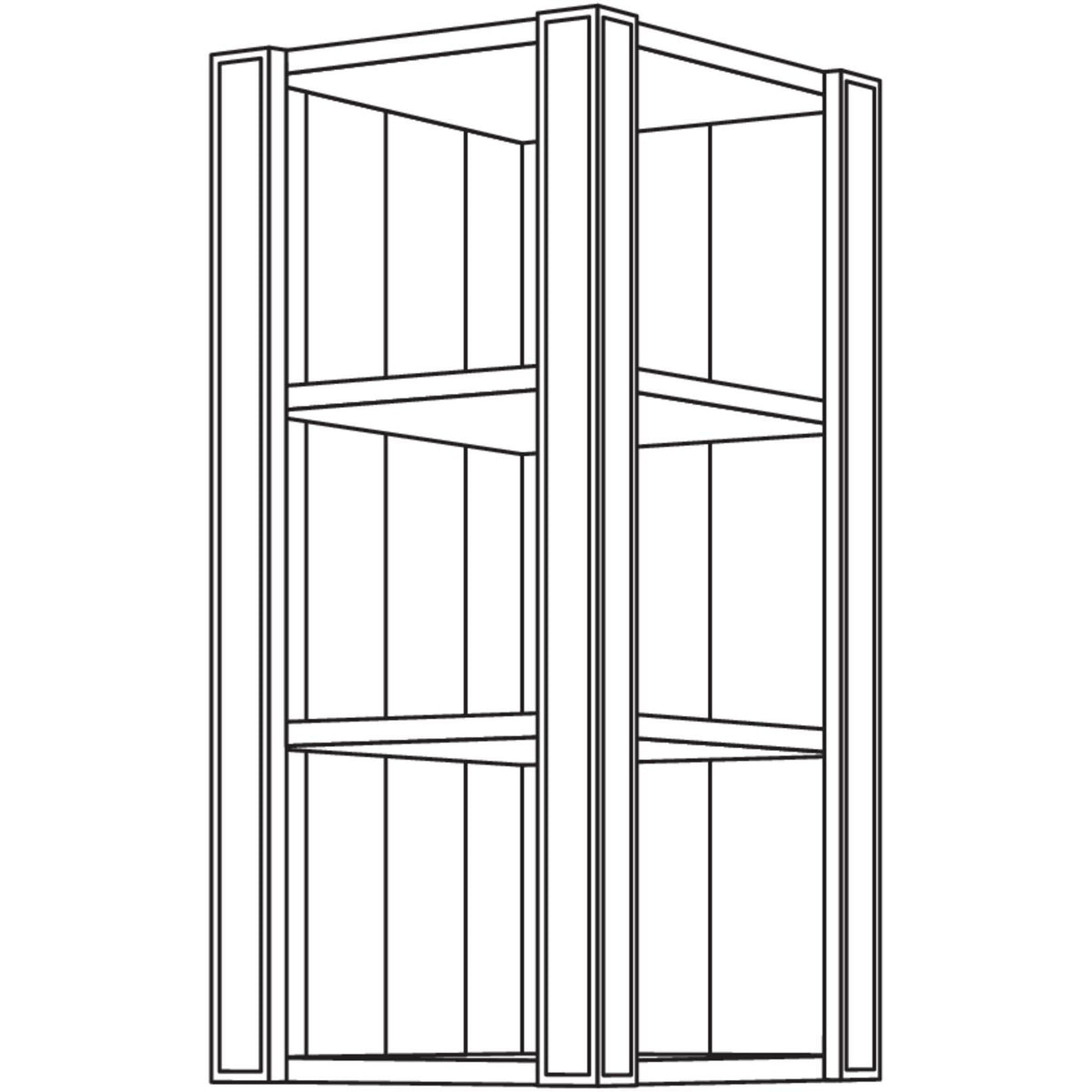 Nobilia Abschlussregal Landhaus WRA-PIH-2 41771