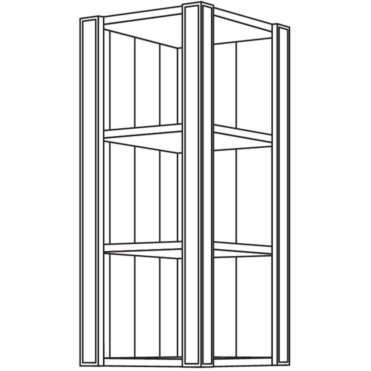 Nobilia Abschlussregal Landhaus WRA-PIH-3 51771