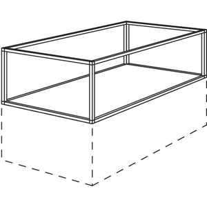 Nobilia Abschlussregal Smartcube fuer Raumplanungen URSCR30-62-36 36630