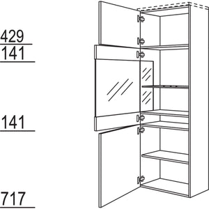 Nobilia Abschlussvitrine VAG45-202 51981