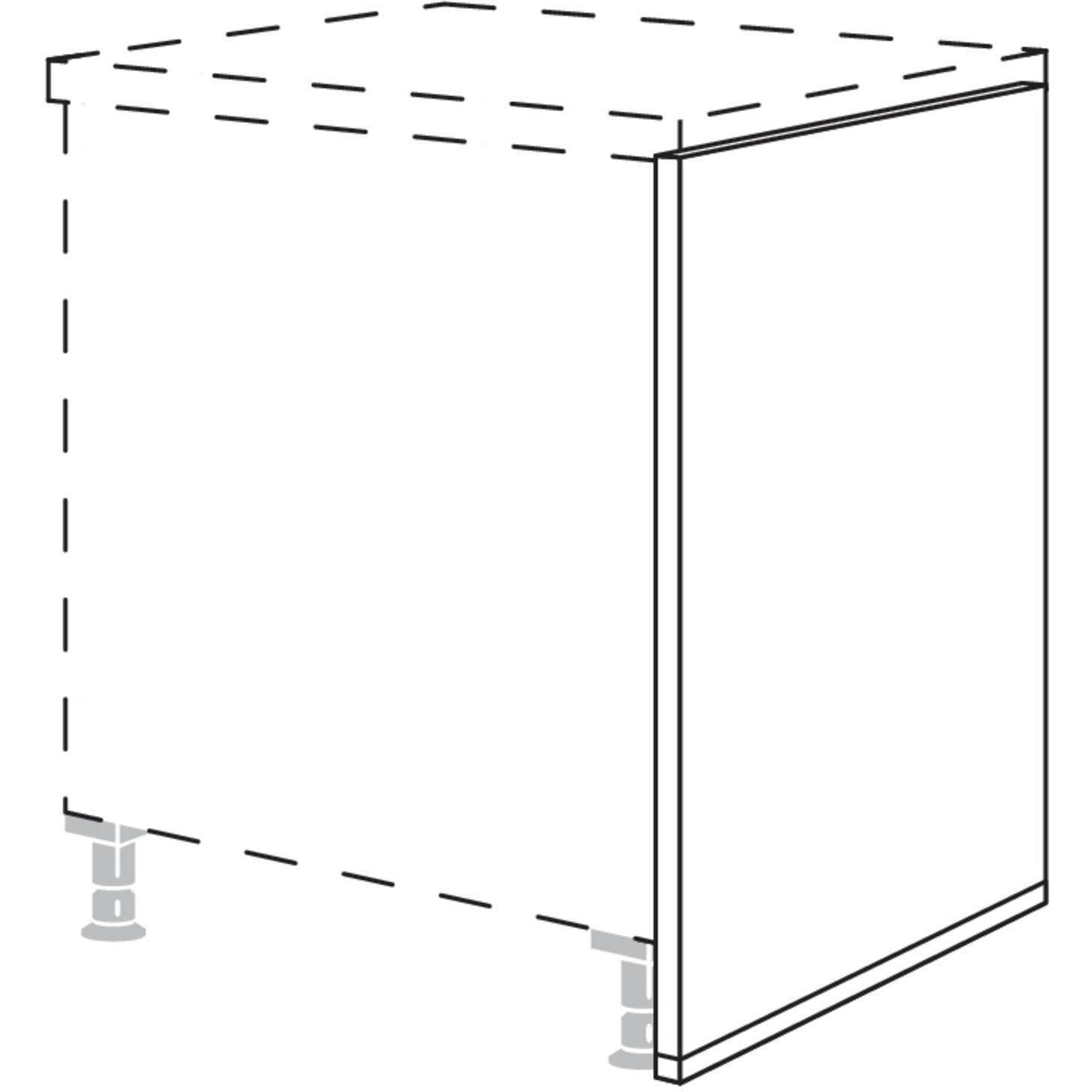 nobilia end panel for extended solutions UWAV50