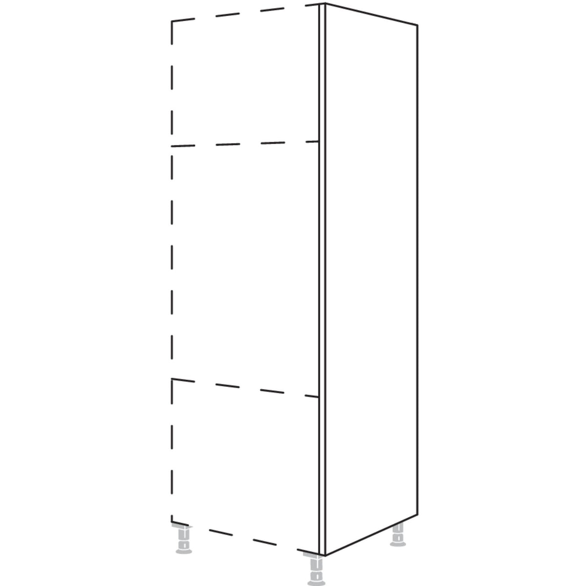 Nobilia Abschlusswange in Korpushoehe HWK10-1 10302