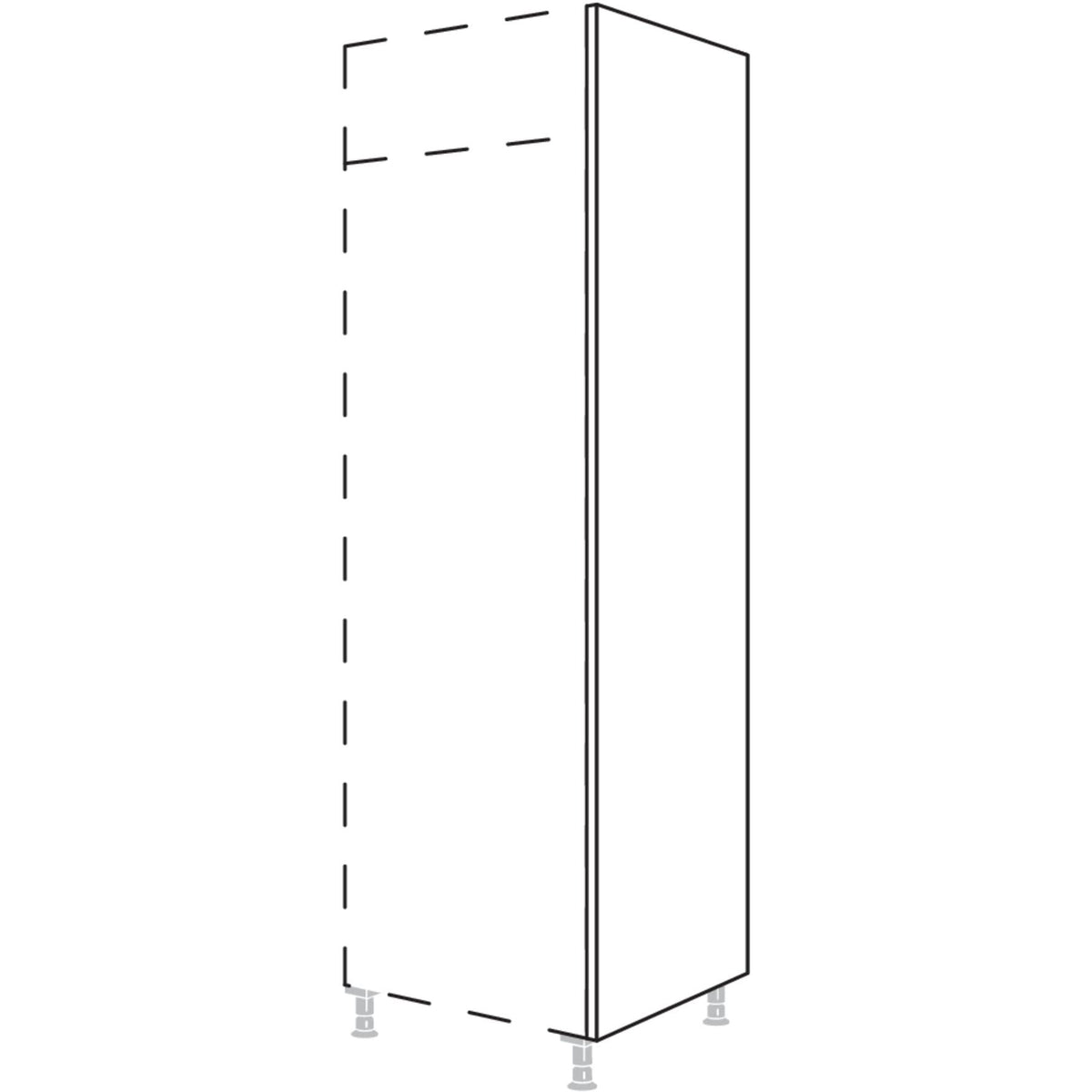 Nobilia Abschlusswange in Korpushoehe HWK10-258 10868