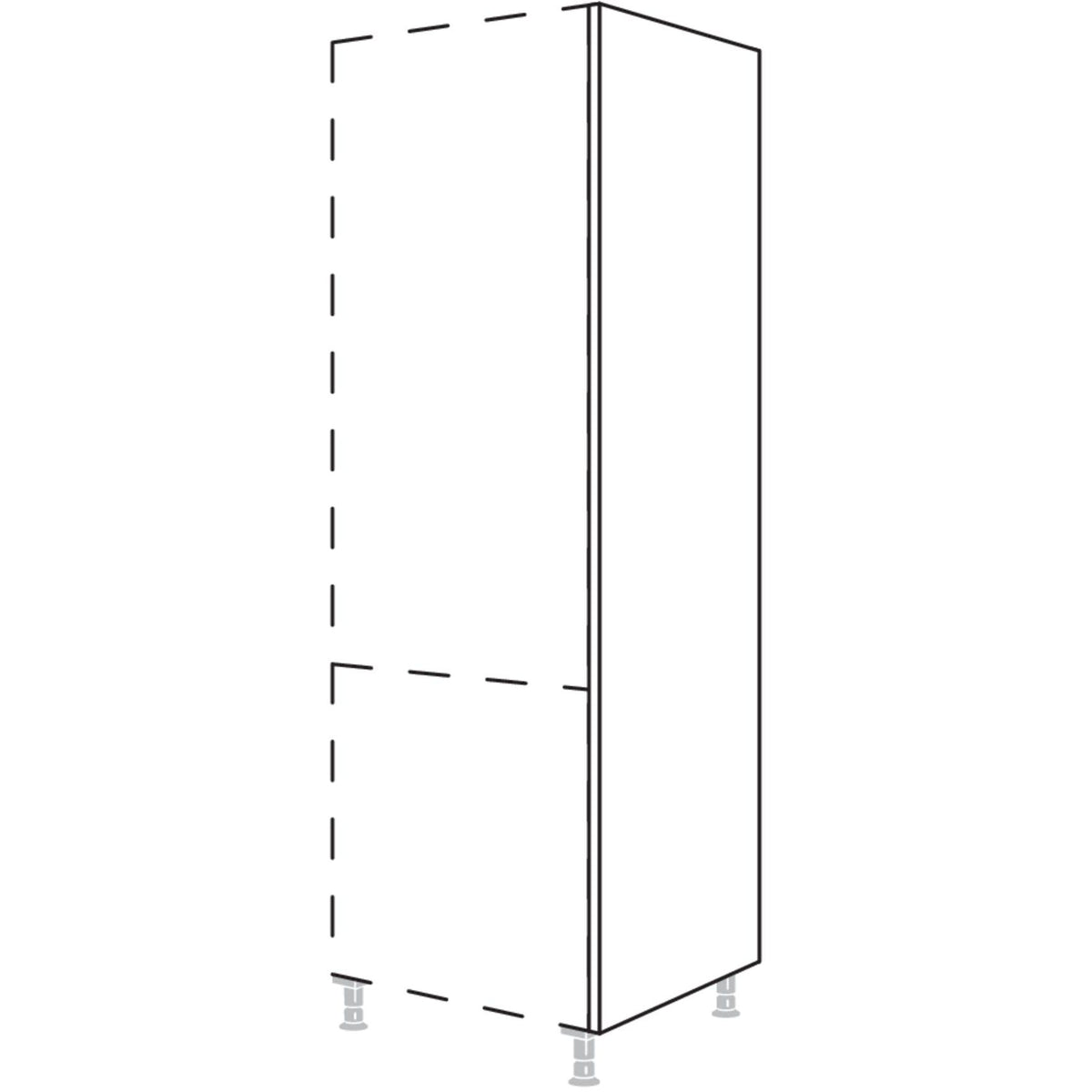 Nobilia Abschlusswange in Korpushoehe HWK10-3 10813