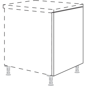 Nobilia Abschlusswange in Korpushöhe UWK10 10924