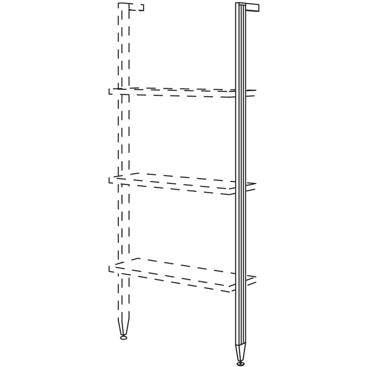 Nobilia Aluminiumstollen in Highboardhoehe HRS30 1933