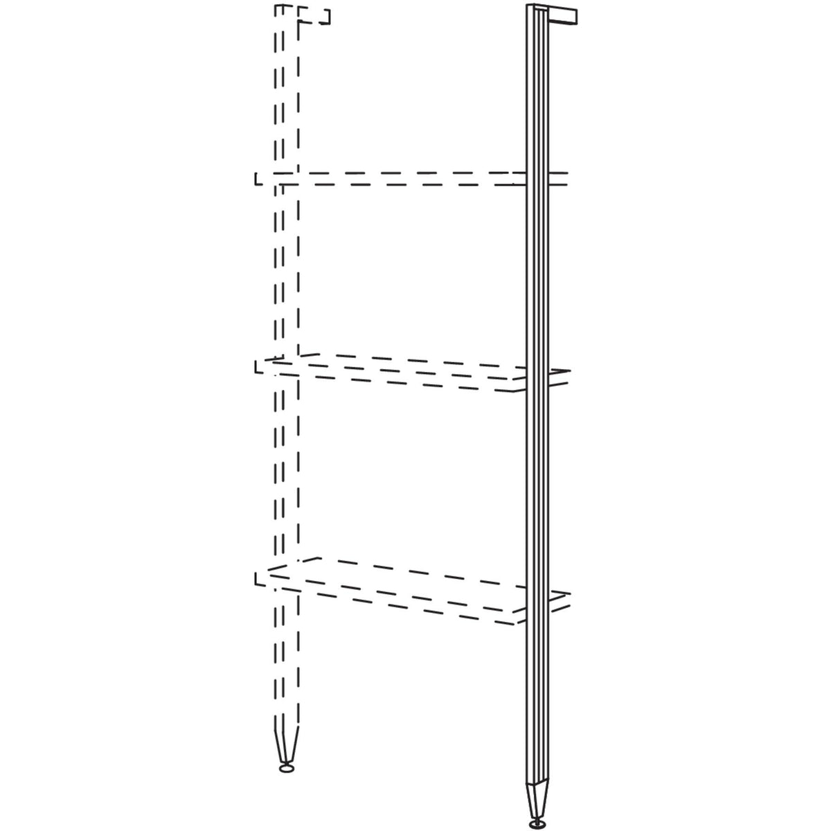 Nobilia Aluminiumstollen in Highboardhöhe XL HRS15-X 21921