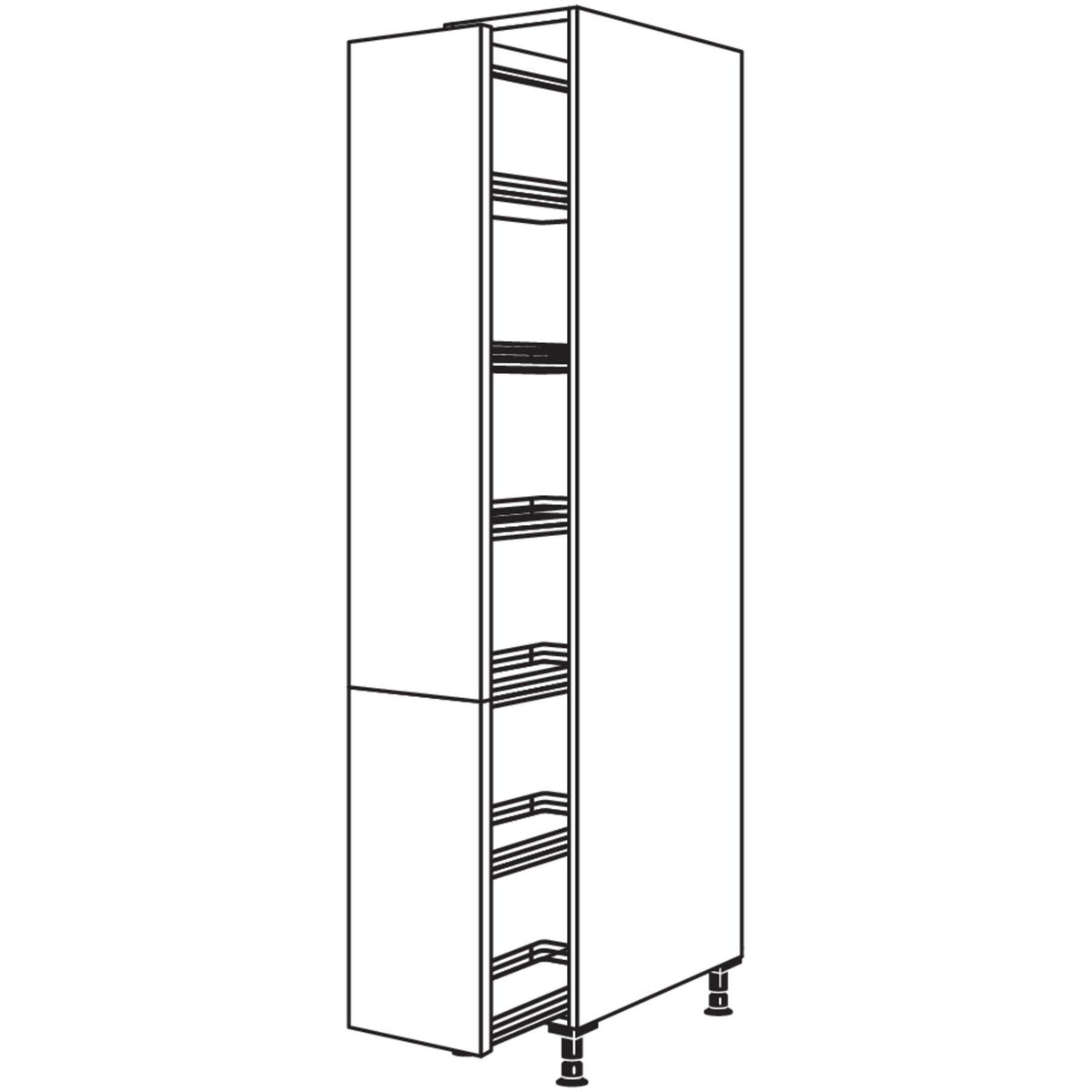 Nobilia Apothekerschrank HDA30-2 35073