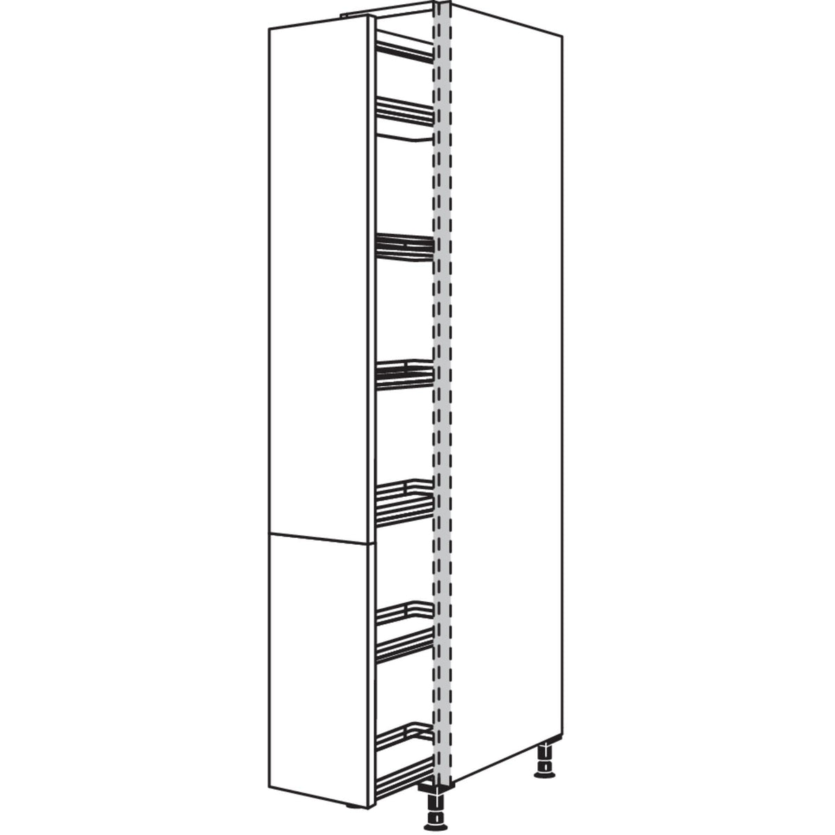 Nobilia Apothekerschrank NHSA40-3 53184