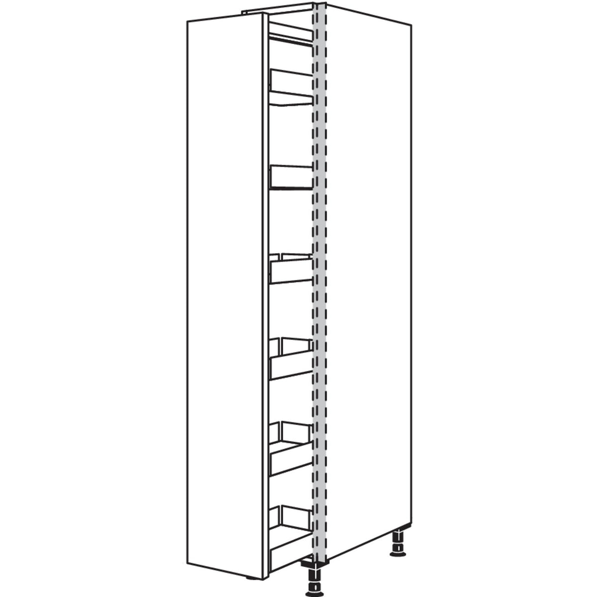 nobilia Apothekerschrank NHSAF40-1 21217