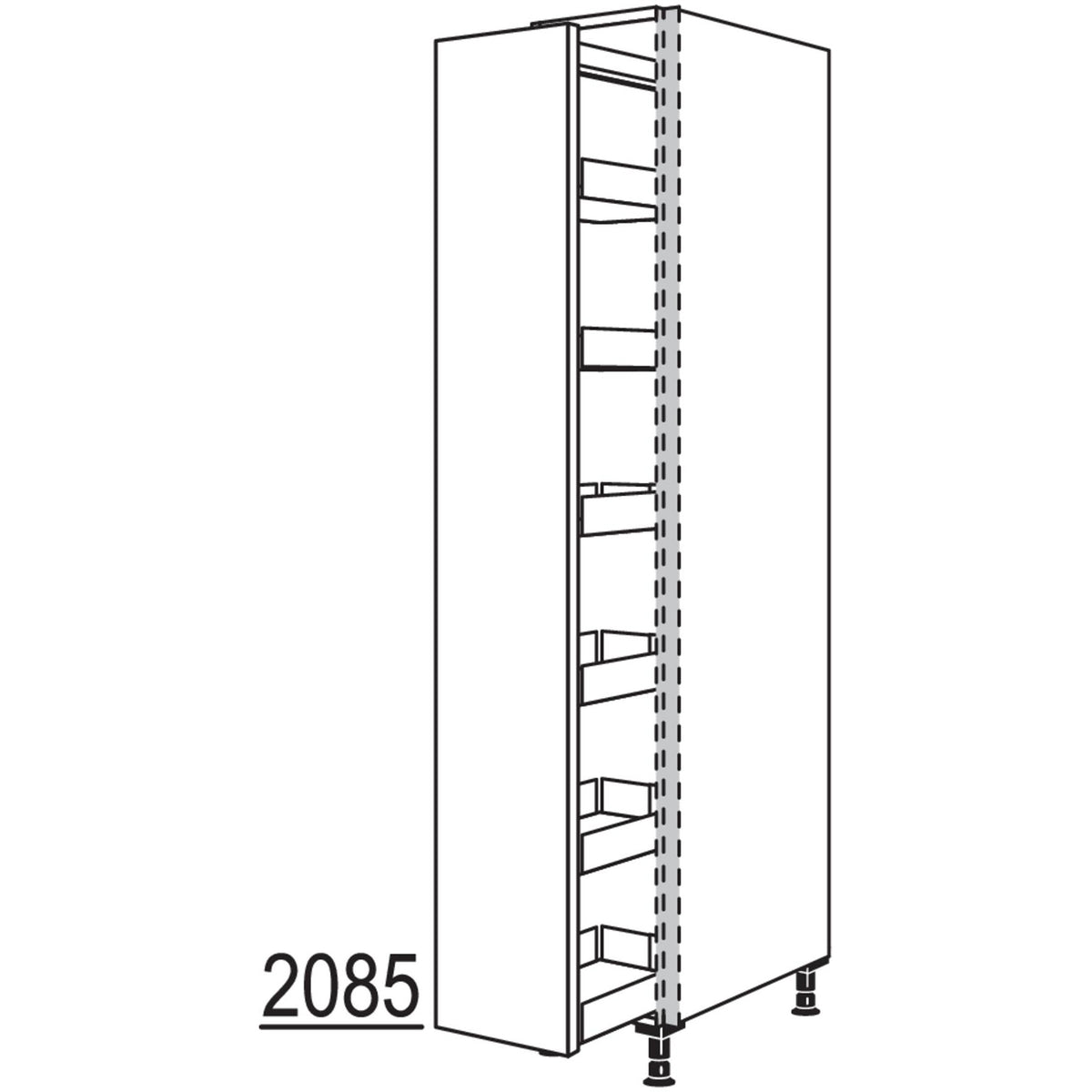 nobilia Apothekerschrank NHSAF40-2 33175