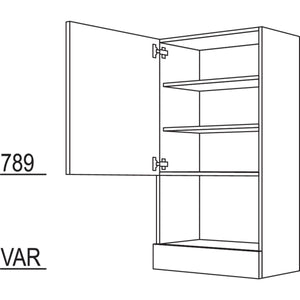 Nobilia Aufsatzschrank für Mikrowellengeräte AM50-2 41170