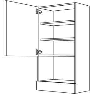 Nobilia Aufsatzschrank fuer Mikrowellengeraete AM60-2 41171