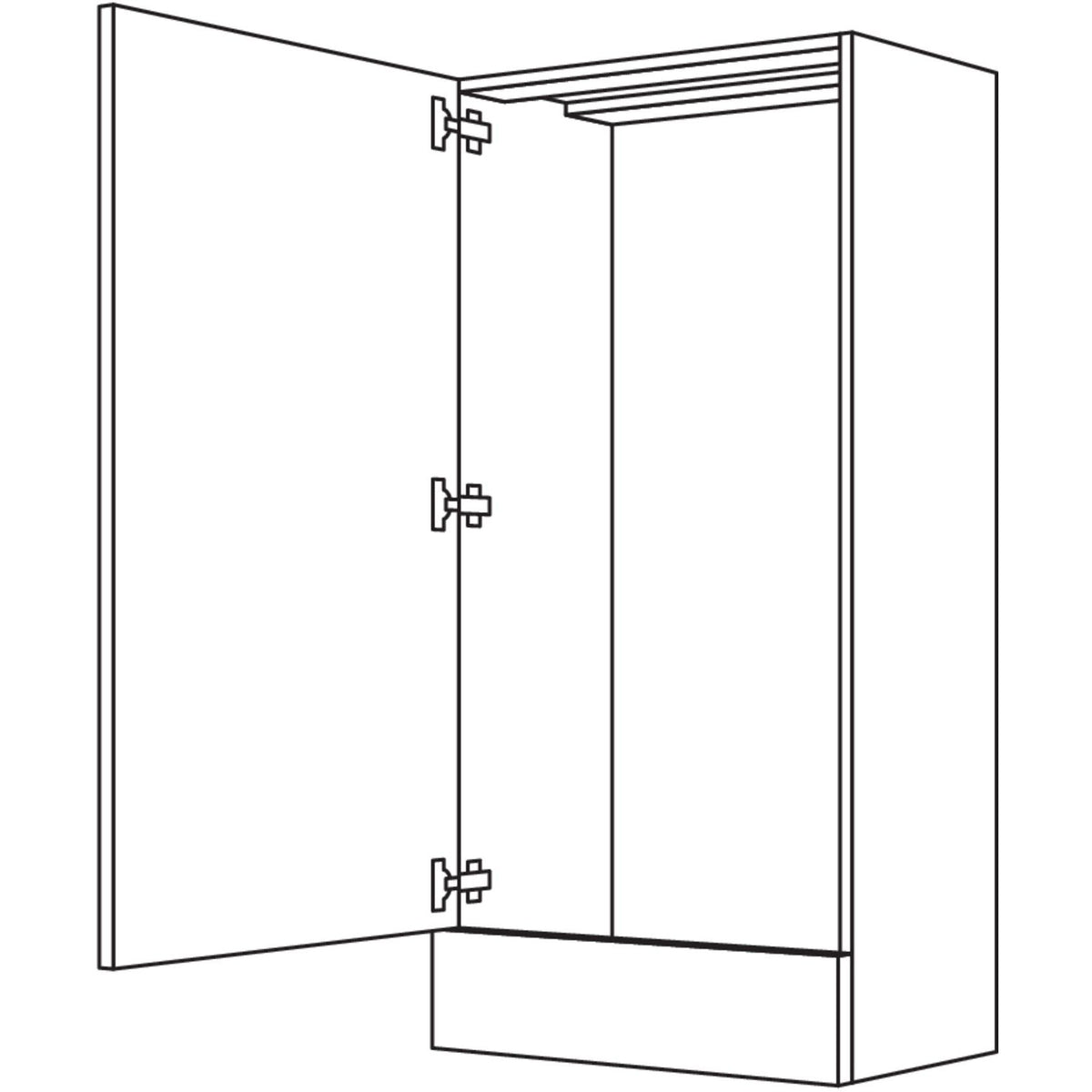 Nobilia Aufsatzschrank fuer Wasserboiler AWB60-3 51468