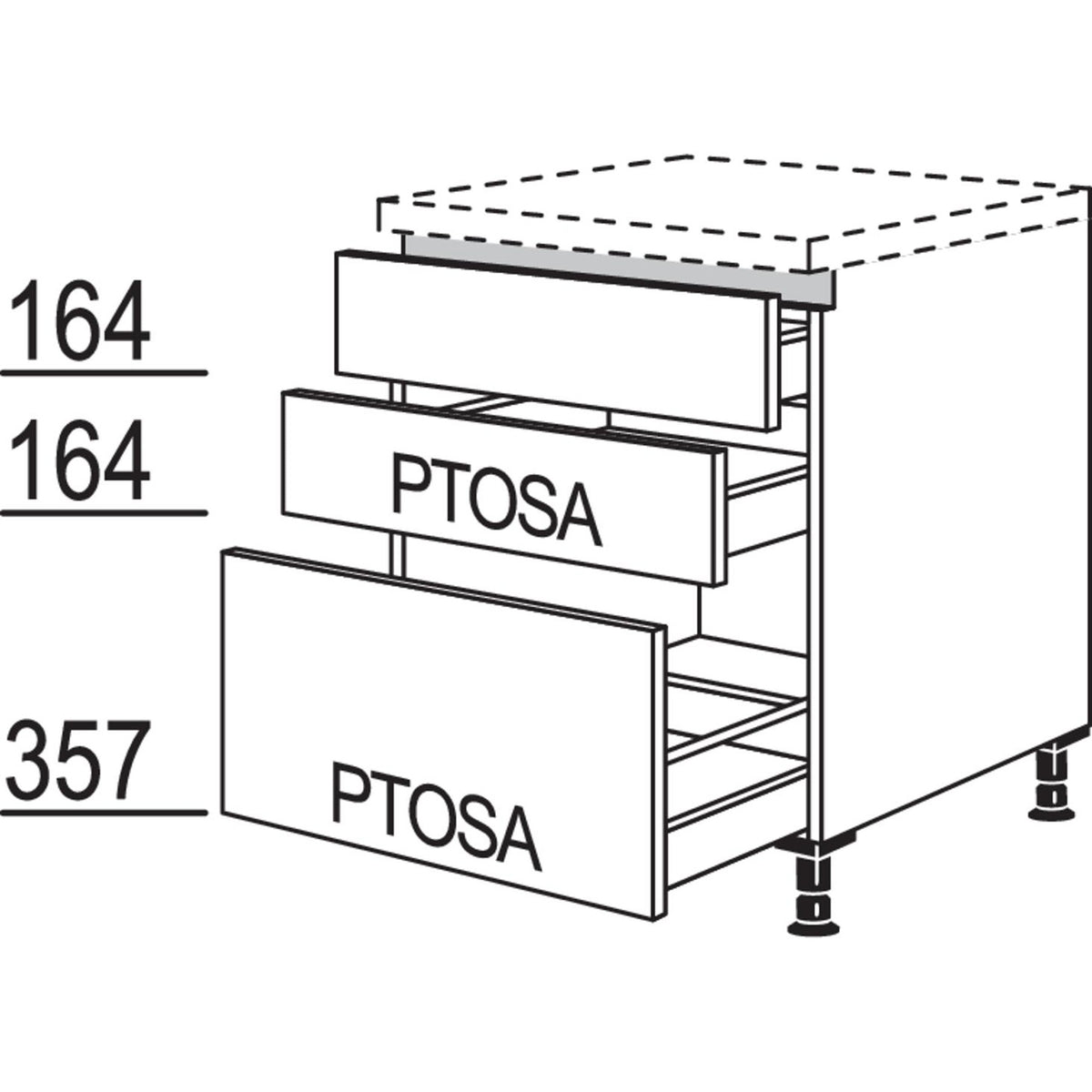 nobilia Auszugschrank LU2SA60 52504