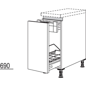 Nobilia Auszugschrank NUIAF30 51023