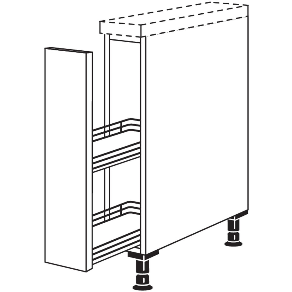 Nobilia Auszugschrank UA15 22270