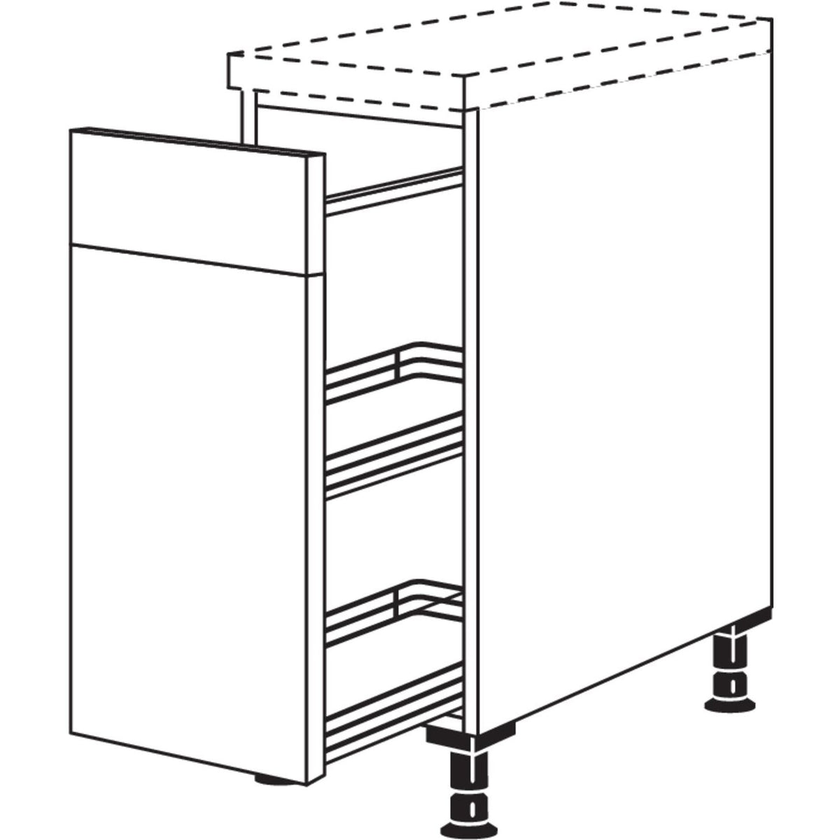 Nobilia Auszugschrank UAM30 22139