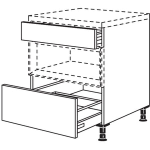 Nobilia Auszugschrank fuer Regaleinsatz Case USAC80 22116