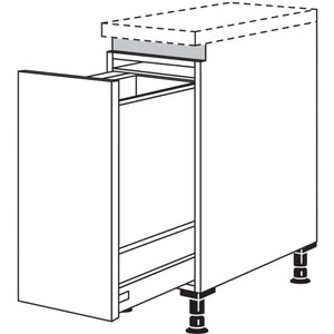 Nobilia Auszugschrank mit Wertstoffsammler NUAWS30 51138