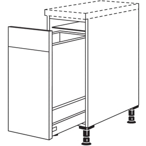 Nobilia Auszugschrank mit Wertstoffsammler UAWS30 22138