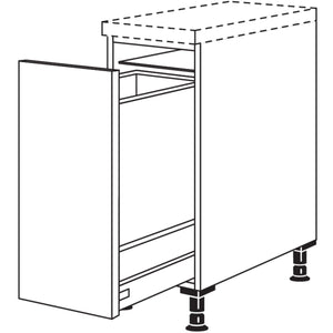 Nobilia Auszugschrank mit Wertstoffsammler UDAWS30 21138