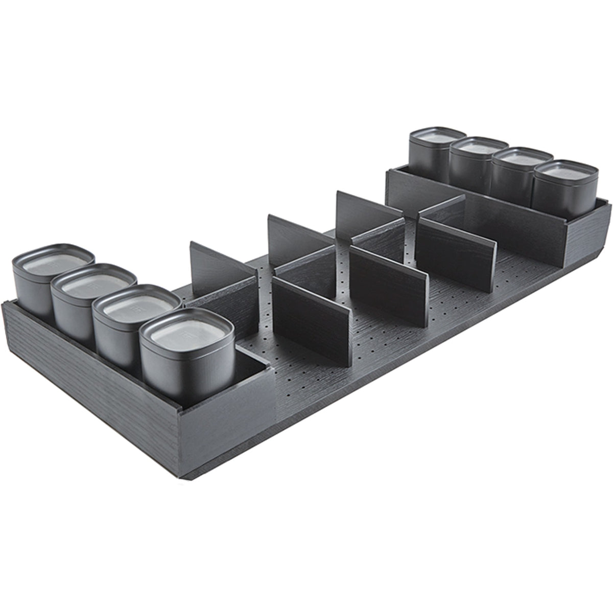 nobilia Auszugsorganisation Esche schiefergrau mit Vorratsdosen AOSVN60ES 10158