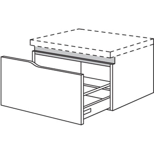 Nobilia Badezimmer-Abschluss- Auszugschrank Curve NBUAAC60-36 67362