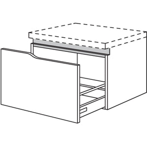 Nobilia Badezimmer-Abschluss- Auszugschrank Curve NBUAAC60-43 67464