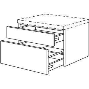Nobilia Badezimmer-Auszugschrank BUSA40-43 2451