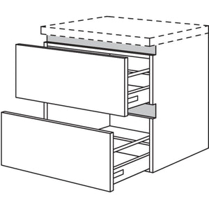 Nobilia Badezimmer-Auszugschrank NBU2A100-63 67628