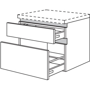 Nobilia Badezimmer-Auszugschrank NBUSA60-55 67555