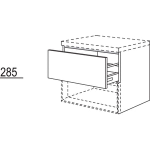 Nobilia Badezimmer-Auszugschrank fuer Regaleinsatz Case BUACU80-58 2529